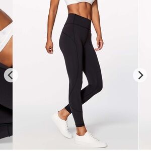 lululemon athletica Black In Movement 7/8 Tight